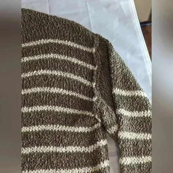 Easel Los Angels Women's Brown Oversized Long Sleeve Pull Over Sweater Sz M Flaw - Picture 6 of 12